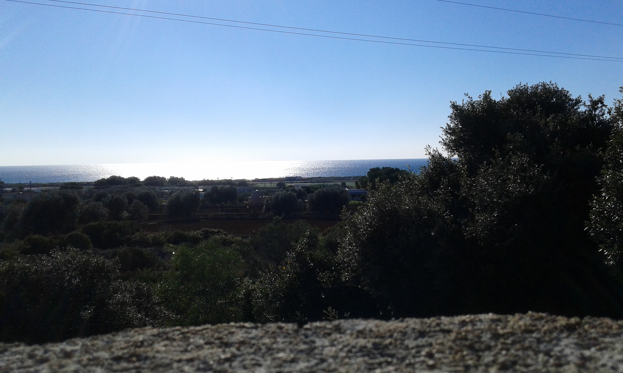 Terreno 2.500mq con rustico di 100mq vista mare (Torre Pali)